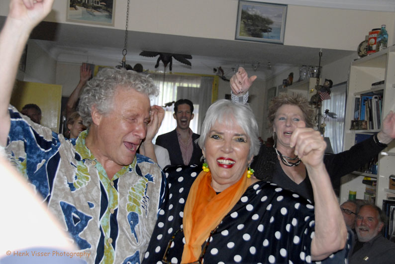 philip and xie and andrea dancing